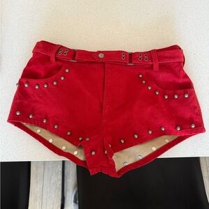 Free People we the free cool kid suede micro shorts